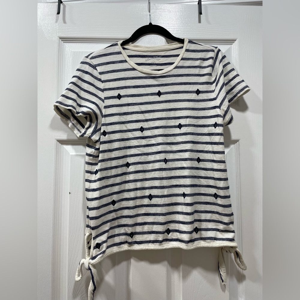 Black and white shirt